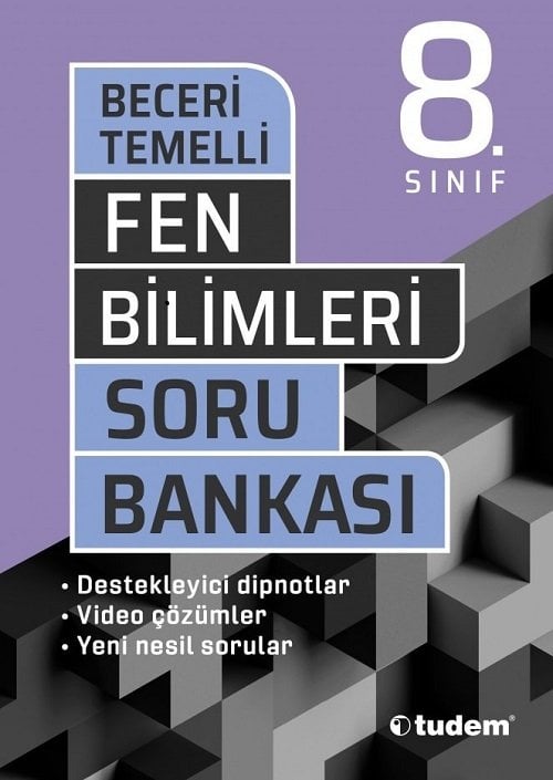 Tudem 8. Sınıf Fen Bilimleri Beceri Temelli Soru Bankası Tudem Yayınları