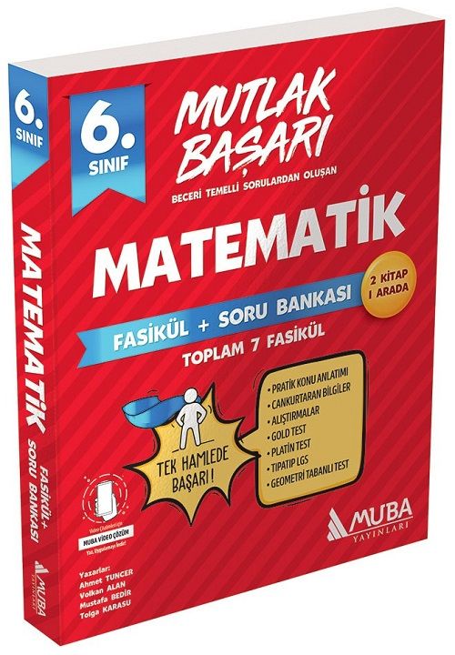 Muba 6. Sınıf Matematik Mutlak Başarı Fasikül+Soru Bankası Muba Yayınları