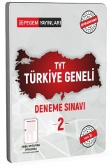 Pegem YKS TYT Türkiye Geneli Deneme Sınavı-2 Pegem Akademi Yayınları