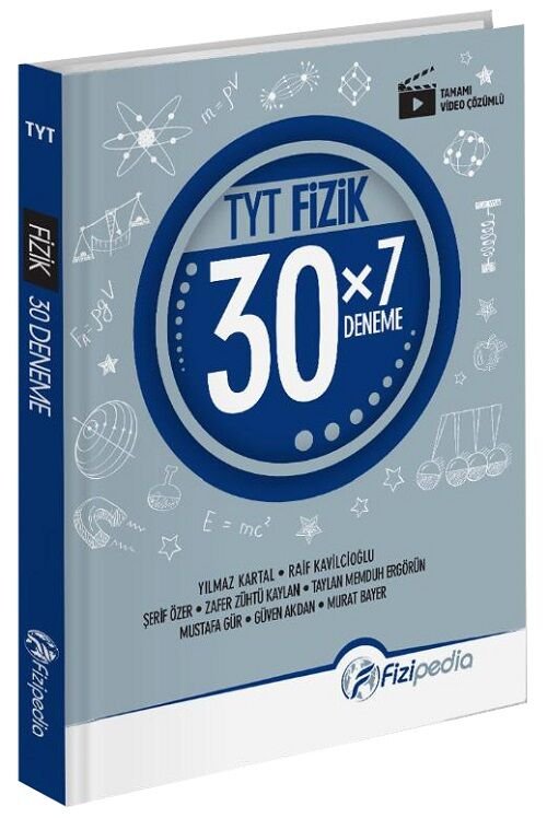 Fizipedia YKS TYT Fizik 30x7 Deneme Fizipedia Yayınları