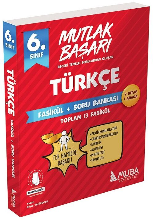 Muba 6. Sınıf Türkçe Mutlak Başarı Fasikül+Soru Bankası Muba Yayınları