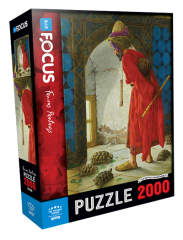 2000 Parça Puzzle - The Tortoise Trainer Kaplumbağa Terbiyecisi Blue Focus Games