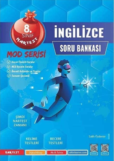 Nartest 8. Sınıf İngilizce Mod Serisi Soru Bankası Nartest Yayınları