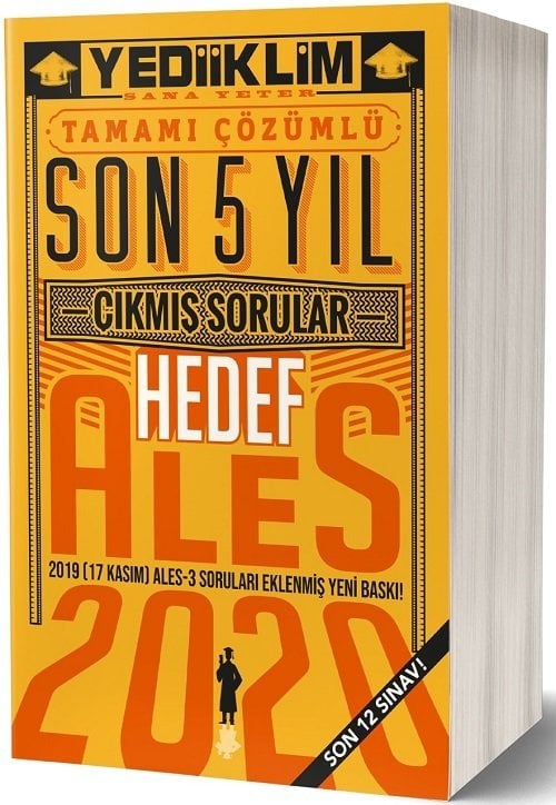 Yediiklim 2020 ALES HEDEF Çıkmış Sorular Son 5 Yıl Çözümlü Yediiklim Yayınları