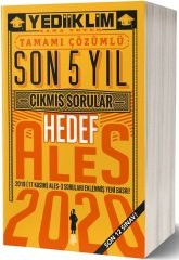 Yediiklim 2020 ALES HEDEF Çıkmış Sorular Son 5 Yıl Çözümlü Yediiklim Yayınları