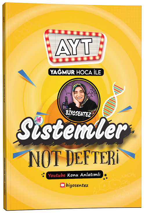 Biyosentez YKS AYT Sistemler Not Defteri - Yağmur Yük Biyosentez Yayınları