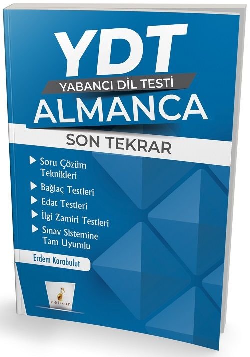 Pelikan YDT Almanca Son Tekrar Pelikan Yayınları