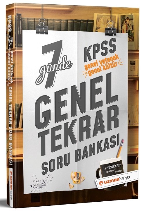 Uzman Kariyer KPSS Genel Yetenek Genel Kültür 7 Günde Genel Tekrar Soru Bankası Uzman Kariyer Yayınları