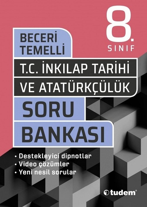 Tudem 8. Sınıf TC İnkılap Tarihi ve Atatürkçülük Beceri Temelli Soru Bankası Tudem Yayınları