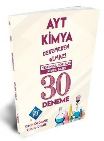 KR Akademi YKS AYT Kimya Denemeden Olmaz 30 Deneme KR Akademi