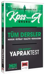 Yargı 2024 KPSS A Grubu Tüm Dersler Yaprak Test Çek Kopart Yargı Yayınları