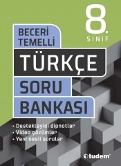 Tudem 8. Sınıf Türkçe Beceri Temelli Soru Bankası Tudem Yayınları