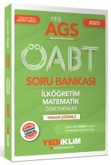 Yediiklim 2025 ÖABT MEB-AGS İlköğretim Matematik Öğretmenliği Soru Bankası Çözümlü Yediiklim Yayınları