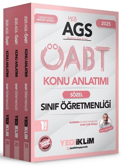 Yediiklim 2025 ÖABT MEB-AGS Sınıf Öğretmenliği Konu Anlatımı Modüler Set - Murat Selvi Yediiklim Yayınları