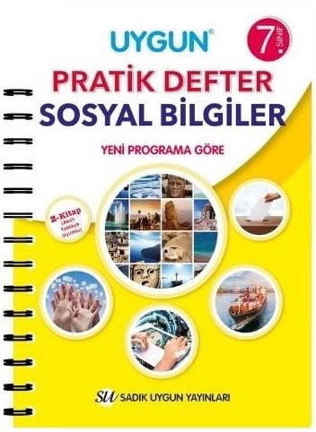 Sadık Uygun 7. Sınıf Sosyal Bilgiler Pratik Defter Sadık Uygun Yayınları