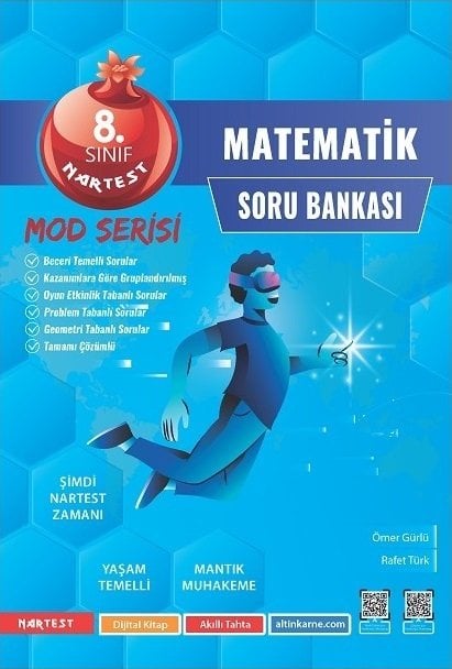 Nartest 8. Sınıf Matematik Mod Serisi Soru Bankası Nartest Yayınları