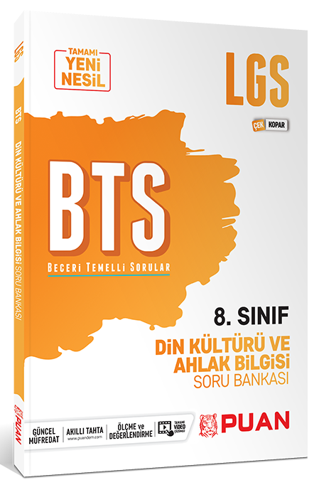 Puan 8. Sınıf LGS İngilizce BTS Soru Bankası Puan Yayınları