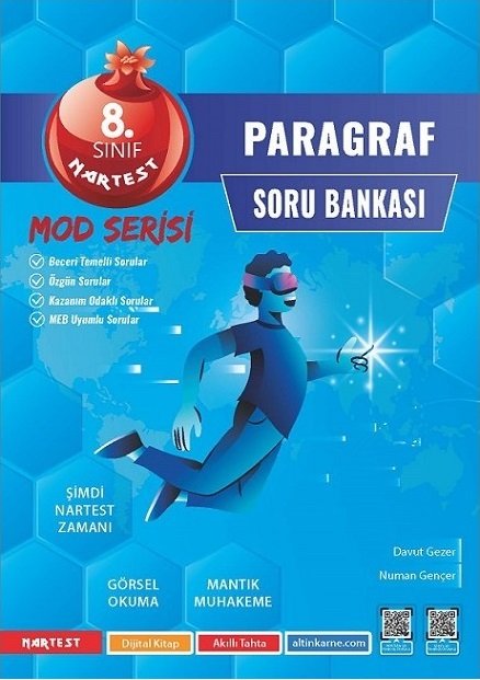 Nartest 8. Sınıf Paragraf Mod Serisi Soru Bankası Nartest Yayınları