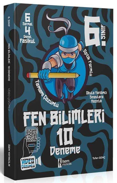 İsem 6. Sınıf Fen Bilimleri 10 Deneme Video Çözümlü İsem Yayıncılık