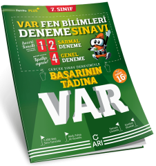 Arı Yayınları 7. Sınıf Fen Bilimleri VAR 16 Deneme Arı Yayınları