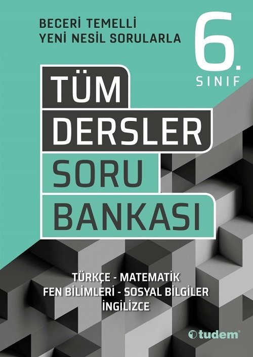 Tudem 6. Sınıf Tüm Dersler Beceri Temelli Soru Bankası Tudem Yayınları