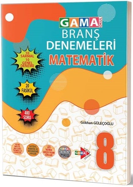 Gama 8. Sınıf Matematik 20 Fasikül Deneme Gama Yayınları