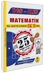 Tasarı DGS ALES Matematik Çıkacak İlk 25 Soru Çözümlü Tasarı Yayınları