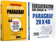 SÜPER FİYAT - Pegem + Hocalara Geldik KPSS ALES DGS Paragraf Ezberbozan Soru 2 li Set Pegem + Hocalara Geldik