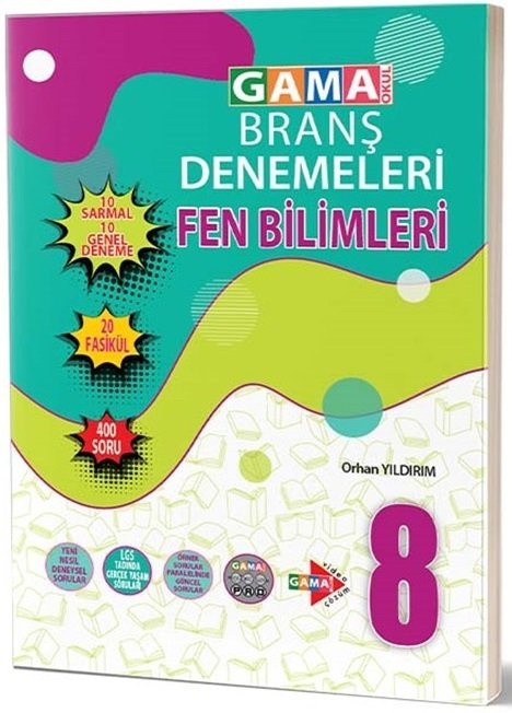 Gama 8. Sınıf Fen Bilimleri 20 Fasikül Deneme Gama Yayınları