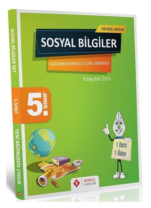 SÜPER FİYAT - Sonuç 5. Sınıf Sosyal Bilgiler Konu Özetli Soru Bankası Seti Sonuç Yayınları