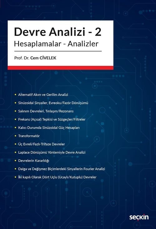 Seçkin Devre Analizi – 2 - Cem Civelek Seçkin Yayınları