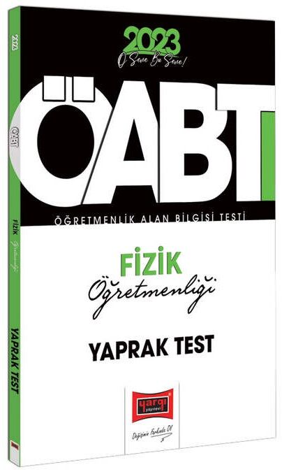 Yargı 2023 ÖABT Fizik Öğretmenliği Yaprak Test Yargı Yayınları