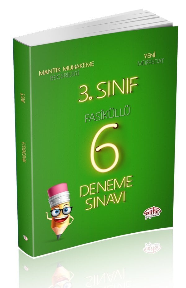 Editör 3. Sınıf 6 Deneme Sınavı Fasiküllü Editör Yayınları