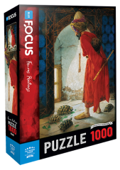 1000 Parça Puzzle - The Tortoise Trainer Kaplumbağa Terbiyecisi Blue Focus Games