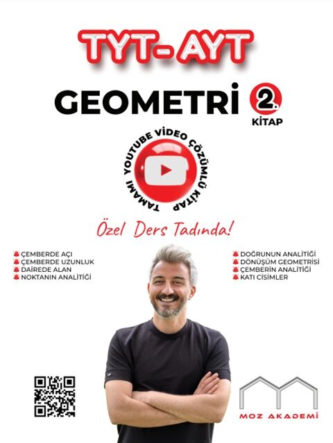 Alan YKS TYT AYT Geometri Moz Akademi Soru Bankası 2. Kitap Alan Yayınları