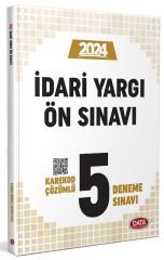 Data 2024 İYÖS İdari Yargı Ön Sınavı 5 Deneme Çözümlü Data Yayınları