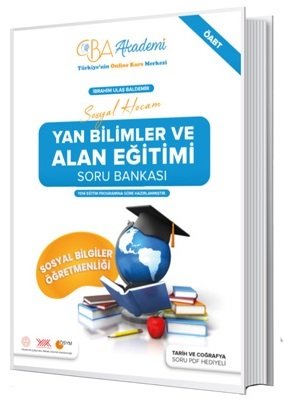 CBA Yayınları ÖABT Sosyal Bilgiler Sosyal Hocam Yan Bilimler ve Alan Eğitimi Soru Bankası - İbrahim Ulaş Baldemir CBA Yayınları