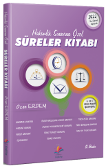 Dizgi Kitap 2022 Adli İdari Hakimlik Süreler Kitabı 2. Baskı - Ozan Erdem Dizgi Kitap