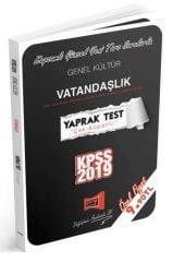 Yargı 2019 KPSS Vatandaşlık Yaprak Test Çek Kopartlı Yargı Yayınları