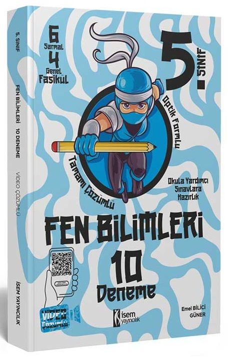 İsem 5. Sınıf Fen Bilimleri 10 Deneme Video Çözümlü İsem Yayıncılık