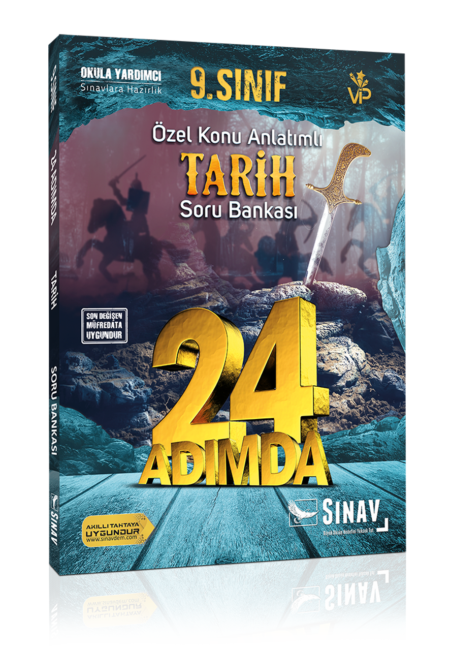 Sınav 9. Sınıf 24 Adımda Tarih Özel Konu Anlatımlı Soru Bankası Sınav Yayınları