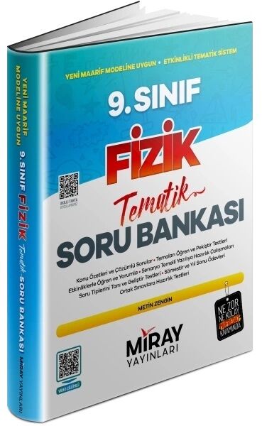 Miray 9. Sınıf Fizik Tematik Soru Bankası Miray Yayınları