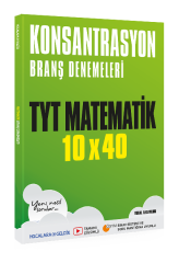 Hocalara Geldik YKS TYT Matematik Konsantrasyon 10x40 Branş Denemeleri Çözümlü Hocalara Geldik Yayınları