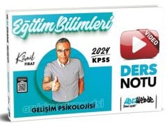 HocaWebde 2024 KPSS Eğitim Bilimleri Gelişim Psikolojisi Video Ders Notu - Kamil Fırat HocaWebde Yayınları