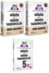 Data 2025 MEB EKYS Müdür ve Yardımcılığı Konu + Soru + 5 Deneme 3 lü Set Data Yayınları