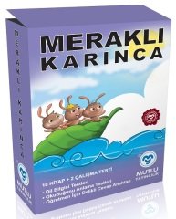 Mutlu 2. Sınıf Meraklı Karınca 10 Kitap Hikaye Set + 2 Dil Bilgisi Test Kitabı Mutlu Yayınları