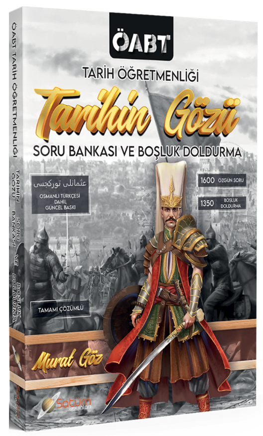 Satürn ÖABT Tarihin Gözü Soru Bankası ve Boşluk Doldurma Çözümlü - Murat Göz Satürn Yayınları