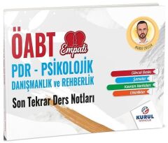 Kurul ÖABT MEB-AGS PDR Psikolojik Danışmanlık ve Rehberlik Empati Son Tekrar Ders Notları - Murat Civelek Kurul Yayıncılık