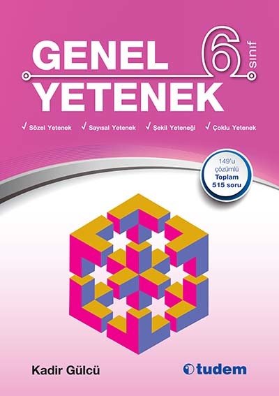 Tudem 6. Sınıf Genel Yetenek Kitabı Tudem Yayınları