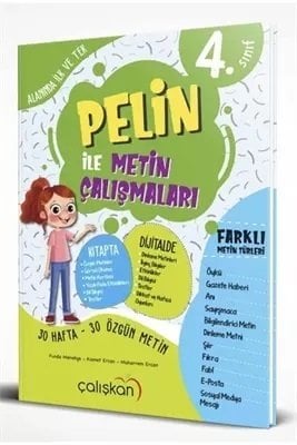 Mucit 4. Sınıf Pelin İle Metin Çalışmaları Mucit Yayınları